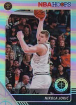 2019 Panini NBA Hoops Premium Stock Prizm Silver #47 Nikola Jokic