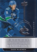 2019 Upper Deck Trilogy Rookie Renditions #RR-23 Zack Macewen