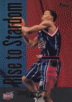 2000 Topps Rise to Stardom #RS2 Steve Francis