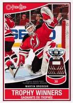 2010 Upper Deck O-Pee-Chee OPC Trophy Winners #TW10 Martin Brodeur
