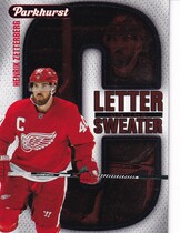 2016 Upper Deck Parkhurst Letter On The Sweater #LS1 Henrik Zetterberg