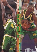 1995 Fleer Double Doubles #6 Shawn Kemp