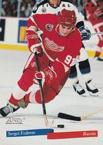 1993 Score International Stars Canadian #3 Sergei Fedorov