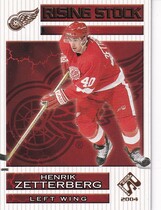2003 Pacific Private Stock Reserve Rising Stock #6 Henrik Zetterberg