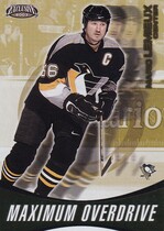2002 Pacific Exclusive Maximum Overdrive #16 Mario Lemieux