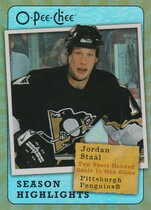 2007 Upper Deck OPC Season Highlights #SH20 Jordan Staal