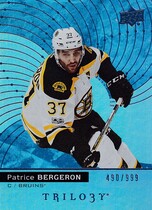 2017 Upper Deck Trilogy Blue Foil #44 Patrice Bergeron