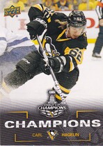 2016 Upper Deck Stanley Cup Champions Pittsburgh Penguins #1 Carl Hagelin
