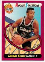 1991 Fleer Rookie Sensations #2 Dennis Scott