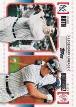 2010 Topps Legendary Lineage Series 1 #LL3 Alex Rodriguez|Babe Ruth