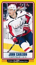 2021 Upper Deck O-Pee-Chee OPC Premier Tallboys Yellow Border #P-15 John Carlson