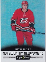 2017 Upper Deck Synergy Noteworthy Newcomers #NN-3 Haydn Fleury