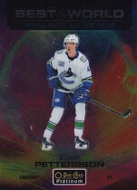 2020 Upper Deck O-Pee-Chee OPC Platinum Best in the World #BW-14 Elias Pettersson