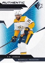 2018 SP Authentic Profiles Blue #AP-PS P.K. Subban