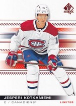 2019 SP Authentic Limited Red #64 Jesperi Kotkaniemi