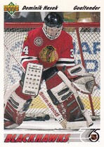 1991 Upper Deck Base Set #335 Dominik Hasek