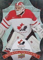 2016 Upper Deck Team Canada Juniors Program of Excellence #POE-40 Emerance Maschmeyer