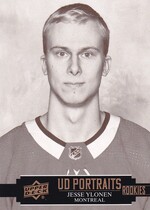 2021 Upper Deck UD Portraits Series 2 #P-67 Jesse Ylonen