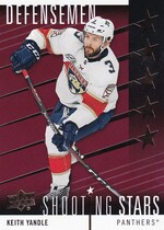 2019 Upper Deck Shooting Stars Red #SSD-10 Keith Yandle