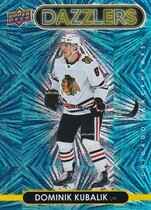 2021 Upper Deck Dazzlers Blue #DZ-12 Dominik Kubalik