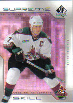 1999 SP Authentic Supreme Skill #SS10 Keith Tkachuk