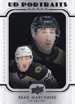 2019 Upper Deck Portraits #P-22 Brad Marchand