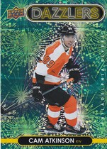 2021 Upper Deck Extended Series Dazzlers Green #DZ-130 Cam Atkinson