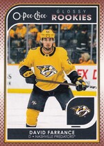 2021 Upper Deck O-Pee-Chee OPC Glossy Bronze Update #R-19 David Farrance