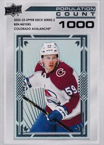 2022 Upper Deck Population Count 1000 Series 2 #PC-33 Ben Meyers