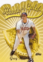 2000 Topps Hands of Gold #HG7 Greg Maddux