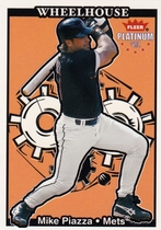 2002 Fleer Platinum Wheelhouse #6WH Mike Piazza