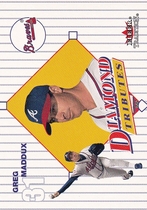 2001 Fleer Tradition Diamond Tribute #16DT Greg Maddux