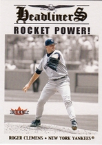 2002 Fleer Headliners #14HL Roger Clemens