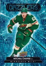 2022 Upper Deck Extended Series Dazzlers Blue #DZ-119 Mitchell Chaffee