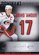 2020 SP Signature Edition Legends Dominant Digits #DD-10 Rod Brindamour