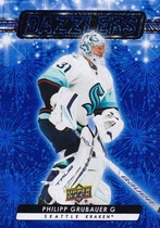 2023 Upper Deck Dazzlers Blue Series 2 #DZ-60 Philipp Grubauer