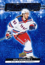 2023 Upper Deck Dazzlers Blue Series 2 #DZ-98 Mika Zibanejad