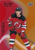 2022 Upper Deck Allure Color Flow Red-Orange #SF-85 Nikita Okhotiuk