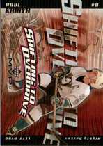 2002 Upper Deck MVP Overdrive #SO1 Paul Kariya