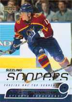 2002 Upper Deck Sizzling Scorers #SS1 Ilya Kovalchuk