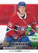 2021 Upper Deck Credentials Rookie Arrivals #RA-44 Jesse Ylonen