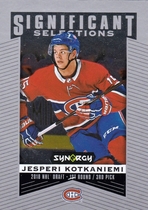 2018 Upper Deck Synergy Significant Selections #SS-6 Jesperi Kotkaniemi