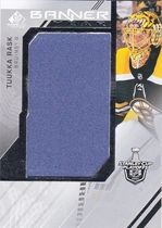 2021 SP Game Used 2021 NHL Stanley Cup Playoffs Banner Year Relics #BYSC-TR Tuukka Rask