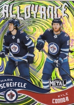 2020 Skybox Metal Universe Alloyance #AL-10 Kyle Connor|Mark Scheifele