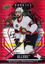 2022 Upper Deck Allure Red Rainbow #102 Mark Kastelic