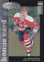 1995 Upper Deck Collectors Choice Crash the Game Silver Bonus #C13 Peter Bondra