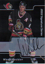 2001 BAP Signature Series Autos #27 Wade Redden