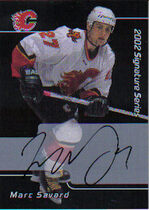 2001 BAP Signature Series Autos #32 Marc Savard
