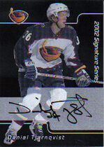 2001 BAP Signature Series Autos #202 Daniel Tjarnqvist