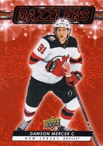 2023 Upper Deck Dazzlers Orange Series 2 #DZ-72 Dawson Mercer